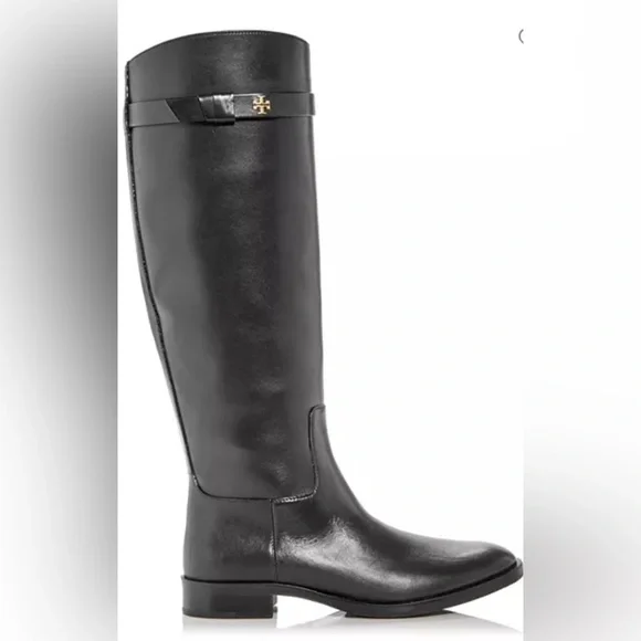 Tory Burch Black Knee-High Boots - Picture 5 of 10